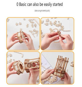 Rompecabezas 3D de Madera, Juego de Construcción de Pistas de Canicas, Kit de Modelo para Armar, Juguetes Educativos STEAM para Adultos y Niños, Regalos de Cumpleaños - Product Image 2