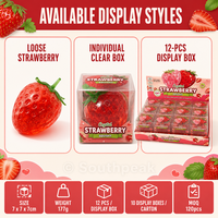 Southpeak Toy Vaseline Aardbei Squishy Verhoogde Zaadtextuur Zachte Knijp Fidget Toy Rood Roze Stijlen Retail Novelty Gift WS