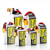Batterie LiPo pour drone de course FPV Geeetech Format Gold Brick 50 850 1400 1550 2200mAh 150C 6S 22.2V avec connecteur XT60