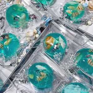 ของเล่นบีบเปลือกหอยทะเลสีฟ้าขนาด 6 ซม. ทำมือ วัสดุ TPR บอลบีบได้สำหรับเด็กและผู้ใหญ่ ของขวัญคลายเครียดสร้างสรรค์สำหรับเวลาผ่อนคลาย - Product Image 4