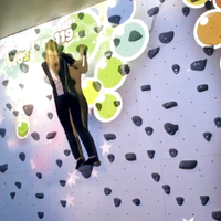 Mur d'escalade interactif 3D AR avec projecteur, structure métallique pour parcs intérieurs/extérieurs, parcs de trampolines, maisons de jeux