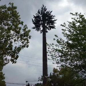 Thép ngụy trang cây cọ tháp viễn thông với chống sét nhúng nóng bề mặt mạ kẽm 15m-80m Chiều cao - Product Image 6