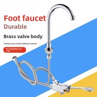 Robinet de lavabo moderne et minimaliste pour hôpital, mitigeur en cuivre massif, finition électrolytique, design Dragon Kinglions KL-45V1