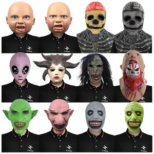 Máscara de Terror Zombie Ghost Face - Serie de Accesorios para Disfraces de Halloween, Fiestas y Eventos Transfronterizos - Product Image 6