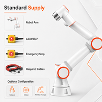 Robot collaboratif FAIRINO FR5, charge utile de 5 kg, portée de 922 mm, cobot à 6 axes pour le soudage et l'automatisation industrielle
