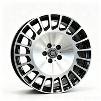 Rines OEM de 18 Pulgadas 5x112 AZ80A de Aleación de Magnesio Forjado, Cromados, Ligeros, de Alta Resistencia, Diseño Cóncavo, Juego de 4 Piezas, Ajuste Universal