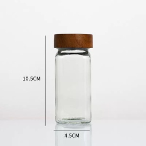 Bocaux à épices en verre de 120 ml et 180 ml, bouteilles de rangement pour assaisonnements avec entonnoir pliable et étiquettes, outils de cuisine et de barbecue, outils pour herbes et épices - Product Image 5