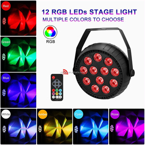 Wireless DMX 30W RGB LED Par Wash Light Battery Powered RGB <strong>DJ</strong> Stage Lamp Light with Remote <strong>Control</strong> - Product Image 6
