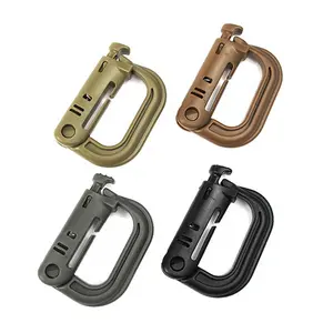 Wholesale high strength and light weight Keychain equipment backpack accessories buckle D-ring hanging buckle carabiner