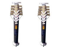 Mástil Telescópico para Cámara PTZ, Poste de Luz para Rescate de Emergencia Nocturno, Mástil de Antena Telescópico de Aleación de Aluminio