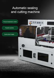 Ambalaj endüstrilerinde Film ile gıda ve kitap sızdırmazlık kesme ve paketleme için SJB otomatik l-tipi küçültme sarma makinesi