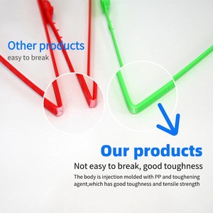 Sello <span class=keywords><strong>de</strong></span> Seguridad Avanzado <span class=keywords><strong>de</strong></span> Plástico HS-PS 6004 con Autobloqueo, Sello Desechable para Logística y Almacén - Product Image 4