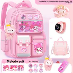 Mochila impermeable de doble hombro, diseño de dibujos animados de columna vertebral, gran capacidad para estudiantes de escuela primaria, graduados 1-6, nueva mochila escolar - Product Image 2