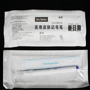 Marcador de Piel Shenghui M4810C con Regla, Estéril, para Uso Quirúrgico, Certificado CE, Blanco, Dispositivo Médico de Un Solo Uso - Product Image 3