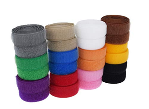 Cinta de Velcro Cosida de Poliéster/Nylon de 20mm, Ecológica, Lavable, con Adhesivo Fuerte, Rollo de 25m, Precio de Fábrica al por Mayor - Product Image 3