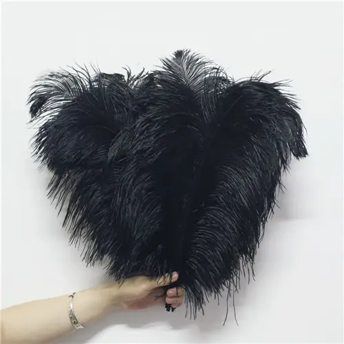 ZSY Wholesale Feather Carnival Various Size 45-50cm Natural Fluffy Ostrich Feathers For Wedding Centerpiece