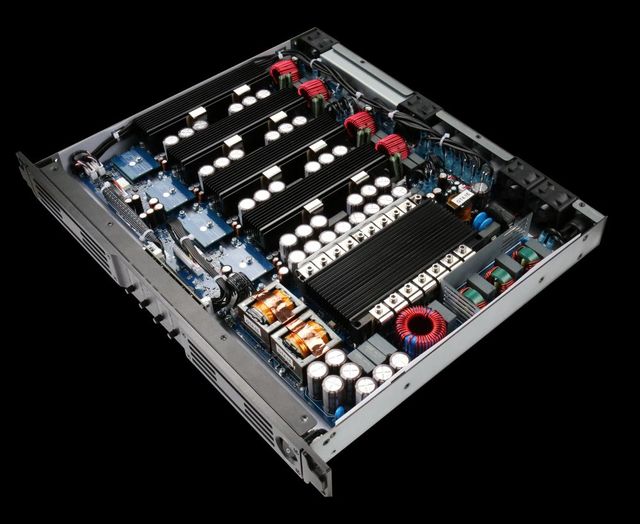 1U Class D 4 Channel Home Theater Audio Amplifier Solid State Power Amplifiers for Tour, Bass, Disco. and High-end Clubs