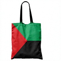 Sac de courses réutilisable en toile imprimée numériquement avec drapeau de la Martinique, léger, pour les courses, les voyages, la plage, le travail, cadeau patriotique