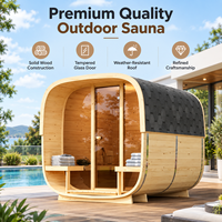 Ruang Sauna Kayu Ukuran Kustom OEM dengan Struktur dan Tampilan yang Dapat Disesuaikan untuk Penggunaan Rekreasi Pribadi di Dalam Ruangan