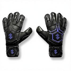Gants de gardien de but en latex antidérapants de haute qualité, fabriqués sur mesure, avec fermeture auto-agrippante, couleurs et tailles personnalisables, vente en gros 2026 - Product Image 1