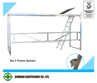 Poignée et assemblage faciles, certification européenne, échelle en aluminium/h et cadre de porte, échancrages