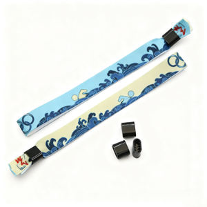 JXSSW1003 yeni stok varış dini etkinlikler için ücretsiz tasarım özel Logo Polyester süblimasyon bilekliği İnanç ilham tasarım - Product Image 1