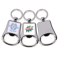Ouvre-bouteille avec logo personnalisé, vente en gros, promotion, blanc, par sublimation, vente en gros