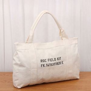 Casual All Match Cotton <b>Large</b> Capacity Sports Fitness Travel Environmental Protection <b>Canvas</b> Tote <b>Bag</b> for Gym - Product Image 1