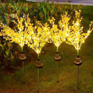Lampes solaires en forme de fleurs de colza, imperméables, pour jardin extérieur, pelouse, décoration paysagère - Product Image 2