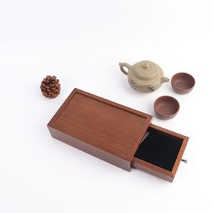 Wooden Jewelry Storage Box Matte Imitation Mahogany <b>1</b>-3L Custom Made For Commemorative Medals Coins - Product Image 2