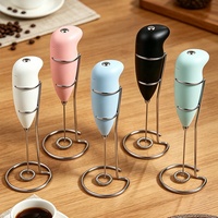 NEWELL Batteur à crème électrique réglable, fouet manuel ergonomique, fonctionnement silencieux, gadget pour créer une micro-mousse riche pour la pâtisserie maison