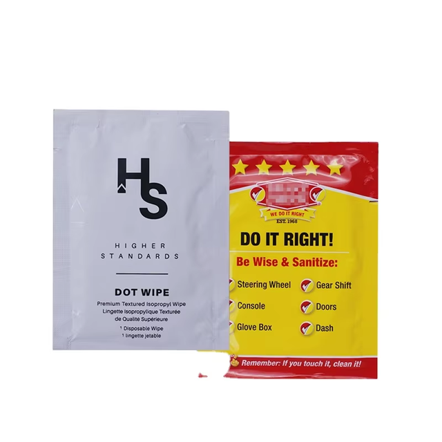 Private Label Household Machine Cleaning Wet Tissue Non-Woven Thick Disposable Remove Paint Dirt Grease Individually Cleaning