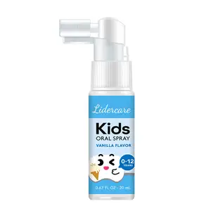 Private Label Oral Spray For Kids Vanilla Flavor Mouth Spray Fresh Breath Oral Care Supplier