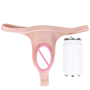 Culotte en silicone souple pour travestis, jouet sexuel pour adultes, sous-vêtement transgenre, string réaliste avec vagin pour homme, femme, plaisir gay - Product Image 4