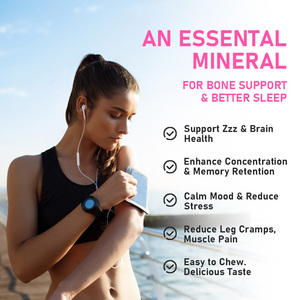 Hot Sale Glycinate Gummy <b>Supplement</b> Stress Relief and Nighttime Relaxation Supply Enhance Concentration Calm And Stress Relief - Product Image 4
