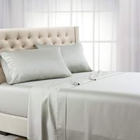 Parure de lit de luxe 4 pièces en lyocell pur tissé à rayures modernes, garnissage en laine 300 fils, toutes saisons, personnalisable