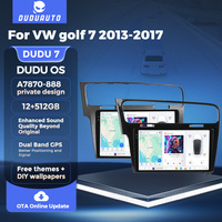 DUDUAUTO DUDU7 A7870 YL888 Autoradio Multimédia Lecteur Audio GPS Car-Play Dual GPS DTS pour VW Volkswagen Golf 7, 2012 - 2020