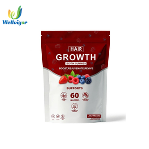 Caramelle Gommose alla Biotina per la Crescita dei <span class=keywords><strong>Capelli</strong></span> - 60 Pezzi Gusto Frutti di Bosco Misti |   <span class=keywords><strong>Integratori</strong></span> per l'<span class=keywords><strong>infoltimento</strong></span> dei <span class=keywords><strong>capelli</strong></span> per <span class=keywords><strong>capelli</strong></span> più forti e voluminosi - Product Image 1