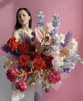 SINOWRAP fleuriste produits en gros coréen Transparent mat clair fleur fraîche papier d'emballage