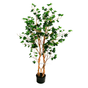 Árbol de Campanas Artificial de 1-3 Metros, Bonsái Japonés, Planta Verde Artificial para <span class=keywords><strong>Restaurante</strong></span>, Tienda, Centro Comercial - Product Image 4