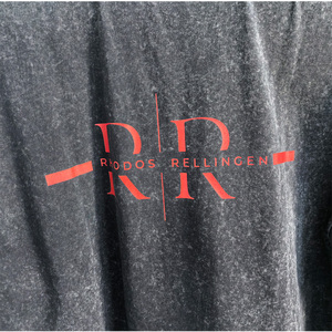 Camiseta de Hombre al por Mayor, 100% Algodón, Lavado Ácido, Cuello Redondo Grueso, Estilo Artístico, Personalizable con DTG - Product Image 3