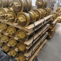 Pièces de rechange pour chenilles de bulldozer D6 D6D D6E D6N D6M, rouleau supérieur, rouleau inférieur, rouleau de chenille, pignon, rouleau de guidage pour Caterpillar