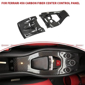 Pièces intérieures de voiture de haute qualité en fibre de carbone sèche, style OEM, panneau de commande central pour Ferrari 458, kit intérieur - Product Image 1