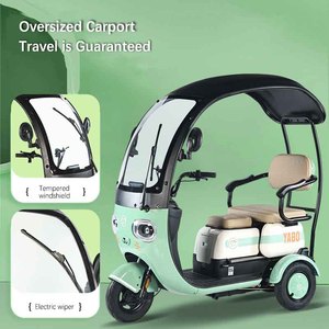 Vélo cargo <span class=keywords><strong>électrique</strong></span> à 3 roues, nouveau style, pour usage familial, 600W, <span class=keywords><strong>avec</strong></span> <span class=keywords><strong>toit</strong></span> - Product Image 5