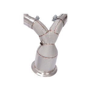 Sistema de tubo de escape de acero inoxidable para Audi A6 A7 C8 3,0 T Modelo de nivel de entrada Sección de cabeza Tubo de escape - Product Image 3