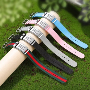 2025年調節可能なステンレススチールシリコンIDブレスレット、ファッショナブルな処方箋対応腕時計バンド（女性用） - Product Image 4