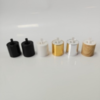 Bouchon de diffuseur rond en plastique coloré pour bouteille, couvercle de diffuseur blanc, noir, or, argent pour couvercles et fermetures de bouteilles