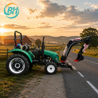 Tracteurs agricoles chinois Euro 5 CE EPA à moteur diesel, 4 roues motrices, avec chargeur frontal