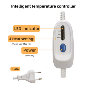 European <strong>UK</strong> Market Online shop hot Sale Electronic Blanket Soft Striped Flannel electronic blanket <strong>Heated</strong> Over blanket <strong>Throw</strong> - Product Image 2