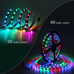 ไฟ <span class=keywords><strong>LED</strong></span> แบบเส้น DC 12V 5 เมตร <span class=keywords><strong>WS2811</strong></span> 5050 ไฟ <span class=keywords><strong>LED</strong></span> แบบพิกเซลสีเต็มรูปแบบ ควบคุมได้  ควบคุมภายนอก 30/48/60LED/เมตร - Product Image 5